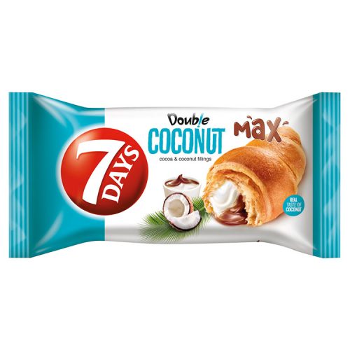 7Days double croissant cocoa-coconut - 80g