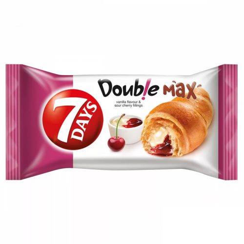 7Days double croissant cherry-vanilla - 80g