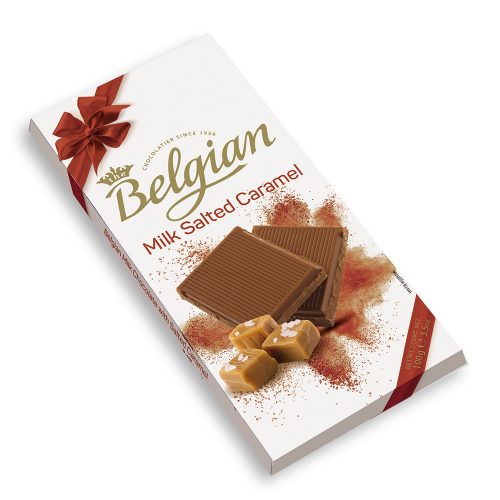 Belgian Milk Salted Caramel milk chocolate - 100g