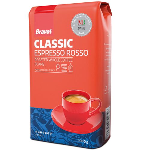 Bravos classic espresso beans rosso - 1000g