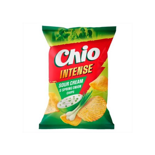 Chio Intense spring onion-sour cream potato chips - 65g