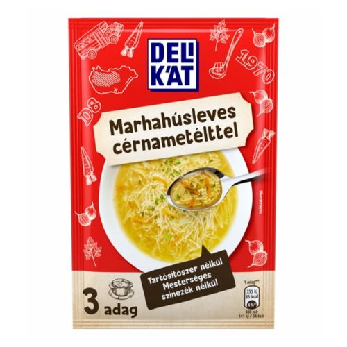 Delikát beef soup with carne noodles - 73g