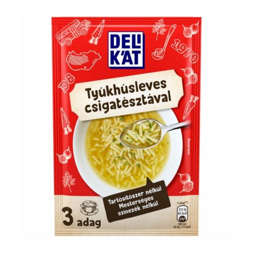 Delikát chicken soup with snail tea - 40g