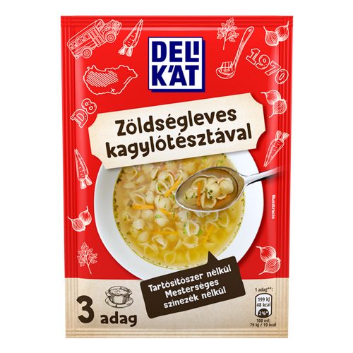 Delikát vegetable soup with clam tea - 44g