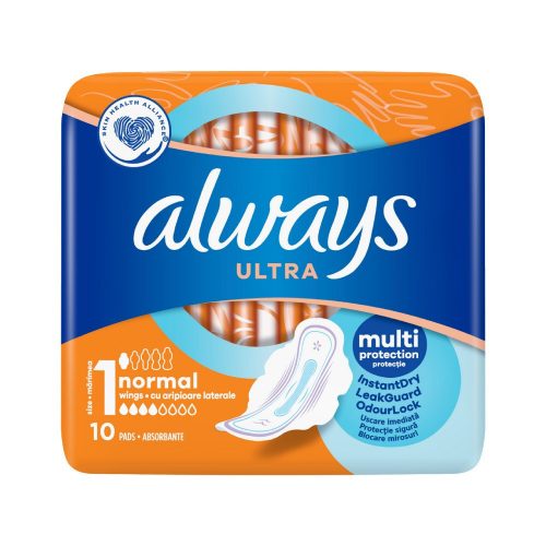 Always ultra normal plus sanitary pads - 10 pcs