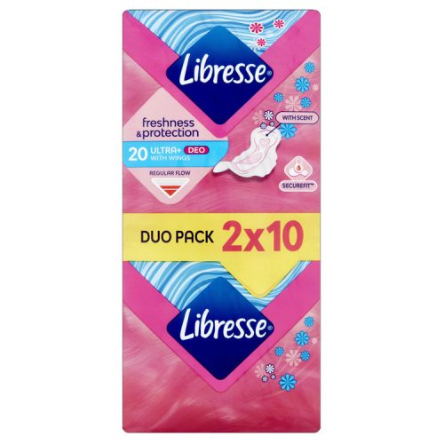 Libresse sanitary pads ultra wings duo - 2x10 pcs