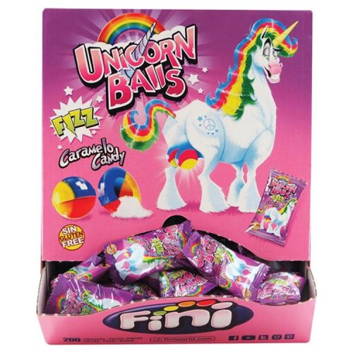 Fini Unicorn Balls single grain filled chewing gum - 200x5g