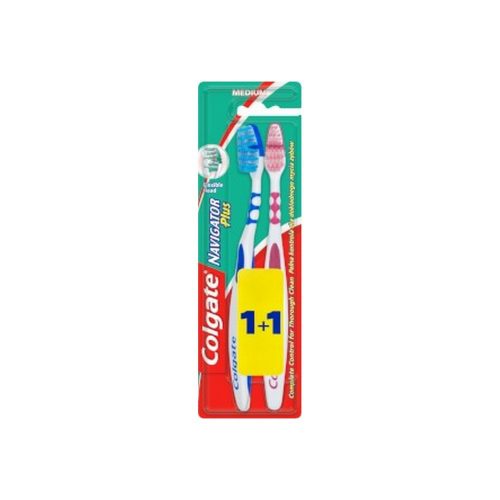 Colgate Navigator Plus Medium toothbrush - 2 pcs