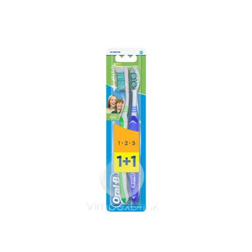 Oral-B toothbrush 1-2-3 duo pack