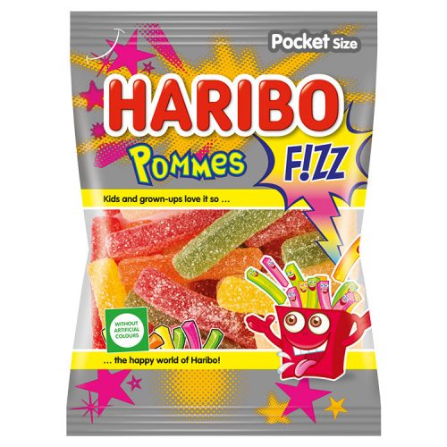 Haribo gummy pomes fizz - 100g