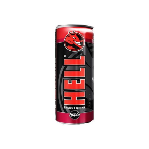 HELL strong apple canned energy drink - 250ml