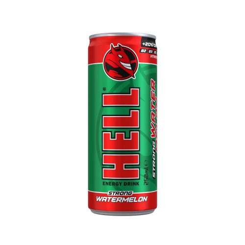 HELL strong watermelon canned energy drink - 250ml