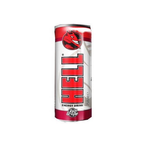 HELL strong grape canned energy drink - 250ml