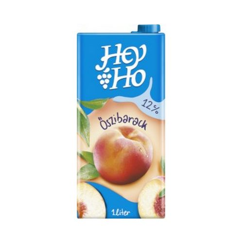 Hey-Ho peach flavored juice 12% - 1000ml