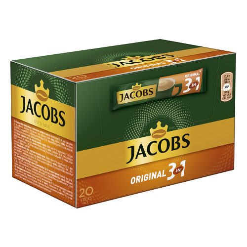 Jacobs 3in1 instant coffee box - 304g