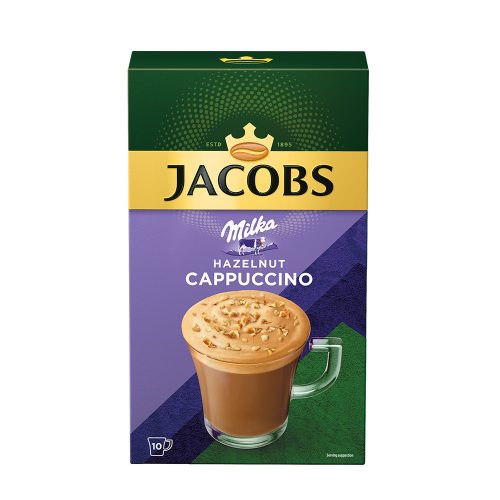 Jacobs instant cappuccino Milka hazelnut - 132g