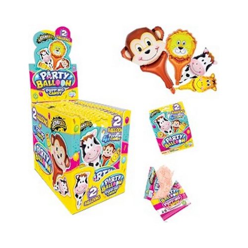 Johny bee popping sugar + 2 party balloons - 8g