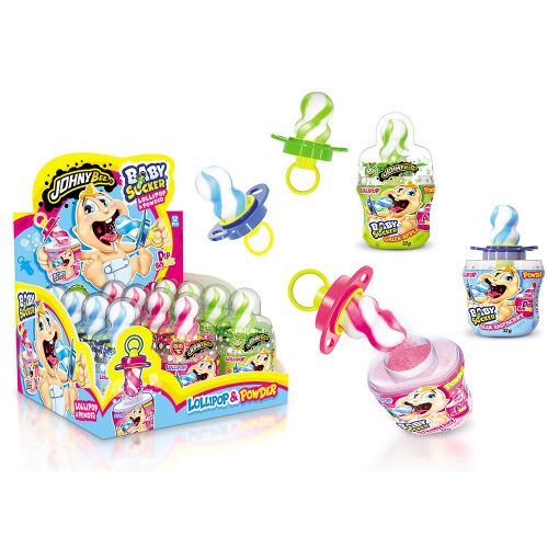 Johny Bee lollipop with candy - 12x32g