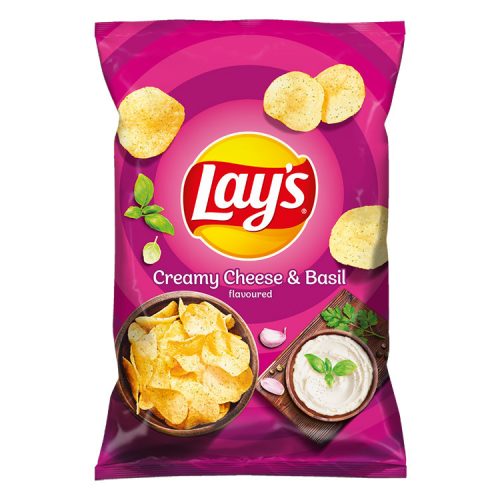 Lays' chips with cream cheese and basil - 60g