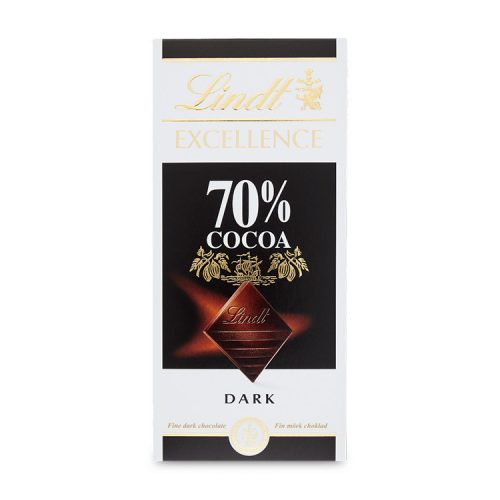 Lindt Excellence dark chocolate 70% cocoa content - 100g