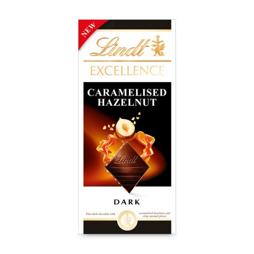 Lindt Excellence Caramelised Hazelnut dark chocolate - 100g