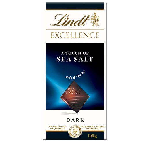 Lindt Excellence Sea Salt, sea salt dark chocolate - 100g