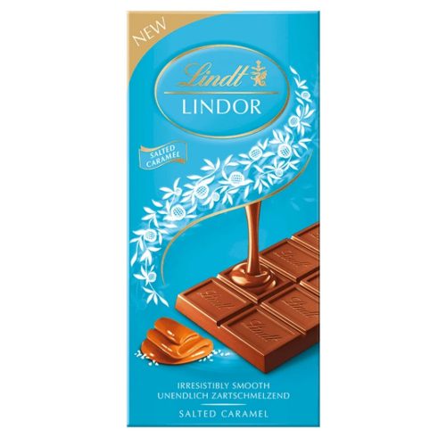 Lindt Lindor Salted Caramel milk chocolate - 100g