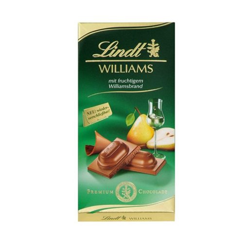 Lindt Williams alcoholic filled chocolate bar - 100g