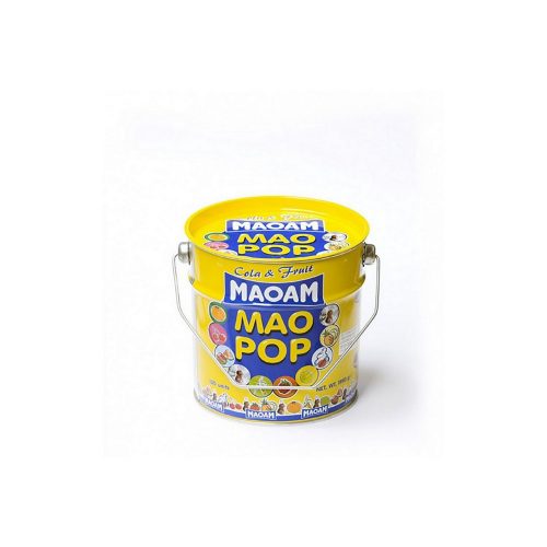 Maoam mao pop metal bucket lollipop - 1950g