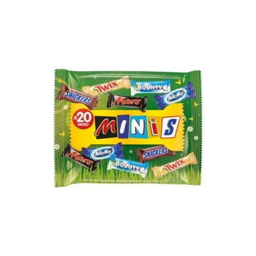 Mixed Minis chocolate selection (Mars, Bounty, Twix, Milky Way) - 400g