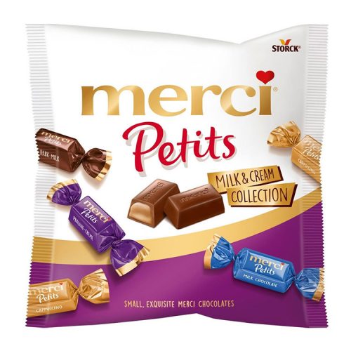 Merci petits milk&cream collection milk chocolate - 125g