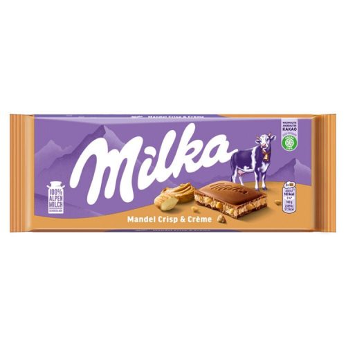 Milka bar chocolate almond - 90g