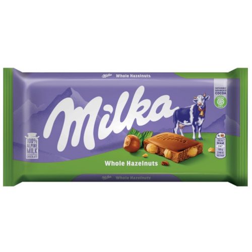 Milka whole hazelnuts 2K - 100g