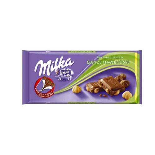 Milka sliced whole hazelnuts - 100g