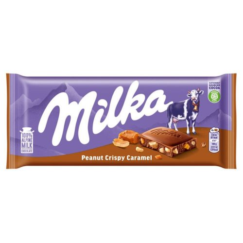 Milka peanut-crispy bars - 90g