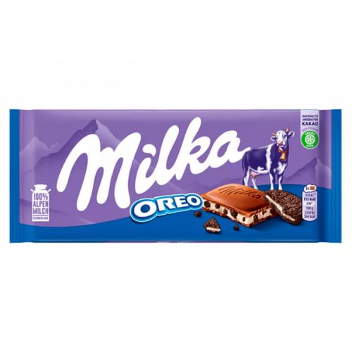 Milka oreo chocolate bar - 100g