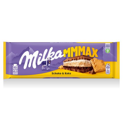 Milka nougat with chocolate & biscuits - 300g