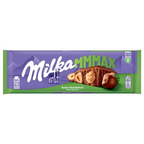 Milka whole hazelnut chocolate bar - 270g