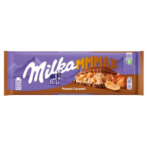 Milka large plate of peanut caramel - 276g