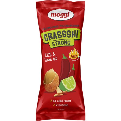 Mogyi Crassh Strong tea-coated peanut chili-lime - 60g