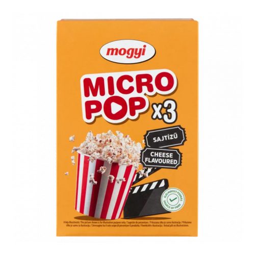 Mogyi micro popcorn with cheese 3x100g - 300g