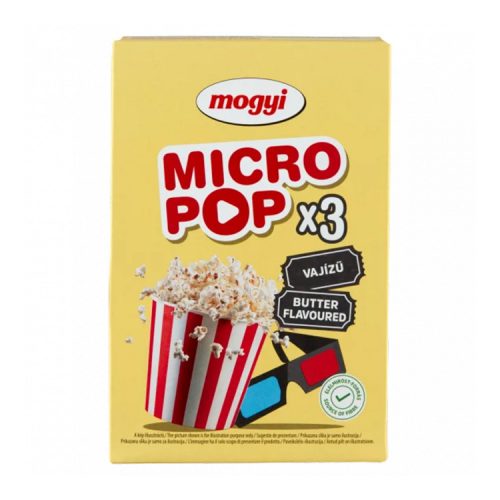 Mogyi micro popcorn with butter 3x100 - 300g