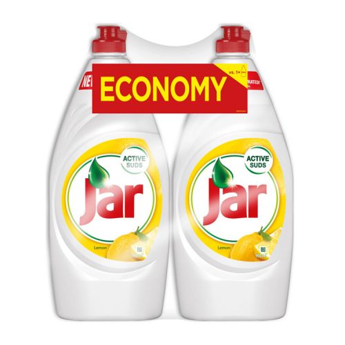 Jar lemon liquid dishwashing detergent - 2x900ml