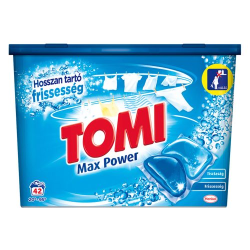 Tomi washing capsules max power - 42 pcs