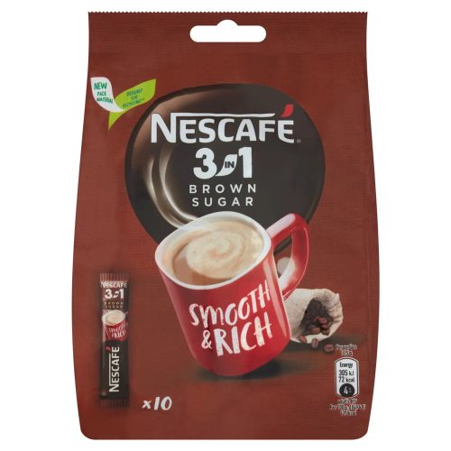 Nescafe 3in1 coffee with brown sugar - 165g