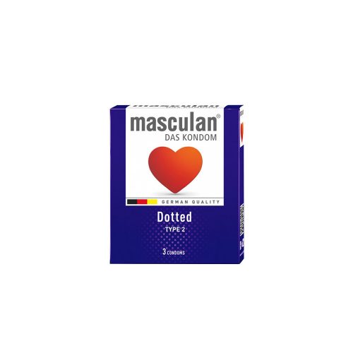 Masculan 2 rubber condoms roughened - 3 pcs