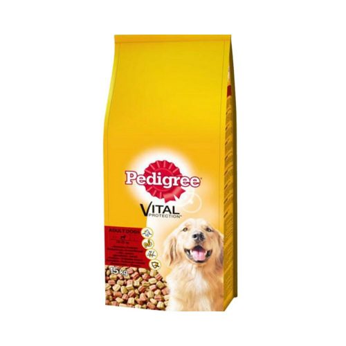 Pedigree pet food dry beef-poultry medium - 15000g