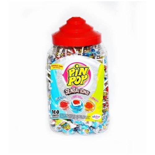 Pinpop lollipop sensations - 100x18g