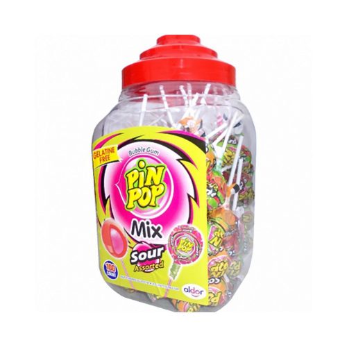 PinPop sour lollipop - 1800g