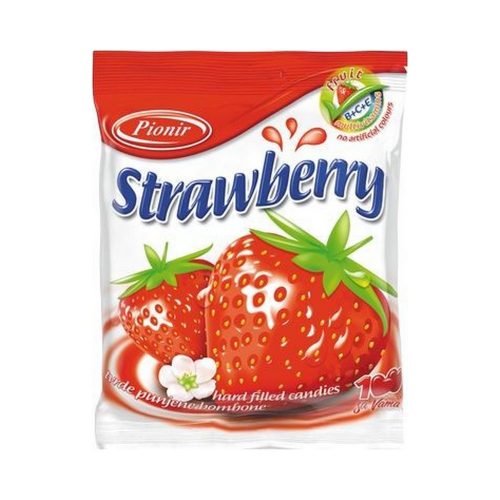 Pionir strawberry filled hard candy - 100g